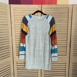 Brand-less Women’s Medium Multicolored Long sleeve Crew Neck Sweatshirt